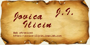Jovica Iličin vizit kartica